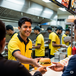 Fast food worker